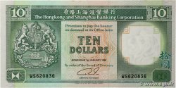 10 Dollars HONG KONG  1992 P.191c