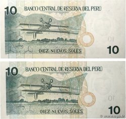 10 Nuevos Soles Lot PÉROU  2005 P.166var NEUF