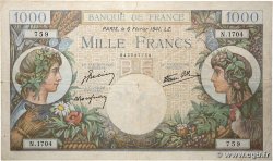 1000 Francs COMMERCE ET INDUSTRIE FRANCE  1941 F.39.04 F-