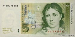 5 Deutsche Mark GERMAN FEDERAL REPUBLIC  1991 P.37