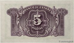 5 Pesetas SPAIN  1935 P.085a UNC