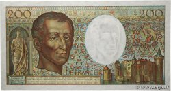 200 Francs MONTESQUIEU FRANCE  1981 F.70.01 XF+