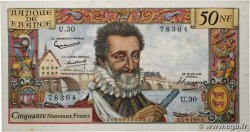 50 Nouveaux Francs HENRI IV FRANCE  1959 F.58.03