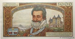 5000 Francs HENRI IV FRANCE  1958 F.49.06 VF