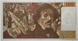 100 Francs DELACROIX imprimé en continu FRANCE  1991 F.69bis.03a2 UNC-