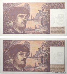 20 Francs DEBUSSY Modifié Lot FRANCE  1997 F.66ter.02 UNC