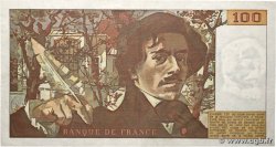 100 Francs DELACROIX FRANCE  1978 F.68.02 VF