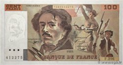 100 Francs DELACROIX 442-1 & 442-2 FRANCE  1995 F.69ter.02c