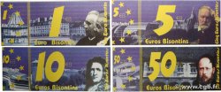1 au 50 Euro Bisontin Lot FRANCE regionalism and various Besançon 1998 