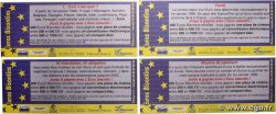 1 au 50 Euro Bisontin Lot FRANCE regionalism and various Besançon 1998  UNC-