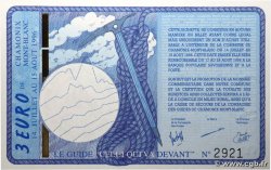 3 Euro  FRANCE regionalism and various Chamonix 1996  UNC