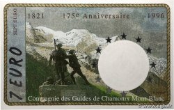 7 Euro  FRANCE regionalism and various Chamonix 1996 