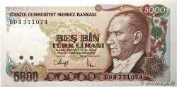 5000 Lira TURQUíA  1970 P.198 SC+