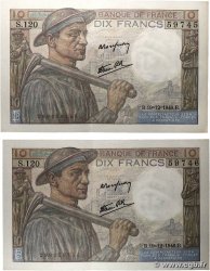 10 Francs MINEUR Consécutifs FRANCE  1946 F.08.16