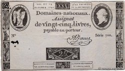 25 Livres FRANCE  1792 Ass.37a