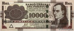 10000 Guaranies PARAGUAY  2010 P.224d FDC