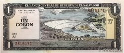1 Colon EL SALVADOR  1979 P.125a AU