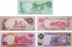 5 au 100 Piso Lot PHILIPPINEN  1978 P.153s au P.157s fST+