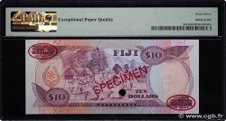 10 Dollars Spécimen FIDSCHIINSELN  1989 P.092s1 ST