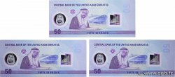 50 Dirhams Consécutifs ÉMIRATS ARABES UNIS  2021 P.35 NEUF