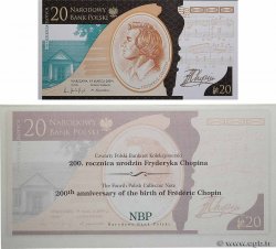 20 Zlotych Set de présentation POLONIA  2009 P.181 FDC