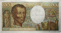 200 Francs MONTESQUIEU FRANCE  1982 F.70.02 TTB