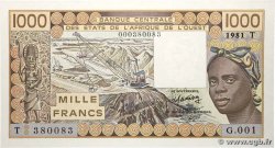 1000 Francs Fauté ÉTATS DE L