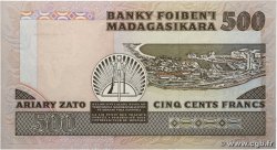 500 Francs - 100 Ariary MADAGASCAR  1983 P.067a NEUF