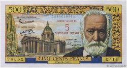 5 NF sur 500 Francs Victor HUGO FRANCE  1958 F.52.01 SPL