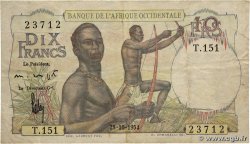 10 Francs AFRIQUE OCCIDENTALE FRANÇAISE (1895-1958)  1954 P.37