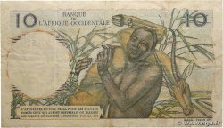 10 Francs AFRIQUE OCCIDENTALE FRANÇAISE (1895-1958)  1954 P.37 TTB