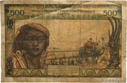 500 Francs AFRIQUE OCCIDENTALE FRANÇAISE (1895-1958)  1956 P.47 B+