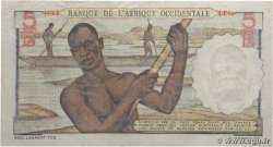 5 Francs AFRIQUE OCCIDENTALE FRANÇAISE (1895-1958)  1943 P.36 TTB