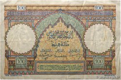 100 Francs MAROC  1952 P.45 TB