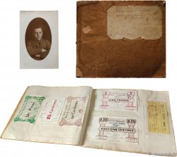 Carnet de Dessins de Bons communaux Dessin FRANCE régionalisme et divers  1914  TTB