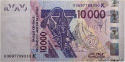 10000 Francs ÉTATS DE L AFRIQUE DE L OUEST  2003 P.718Ka