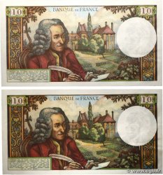 10 Francs VOLTAIRE Consécutifs FRANCIA  1973 F.62.62 SC