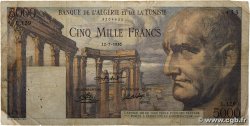 5000 Francs TUNISIE 1950 P.30
