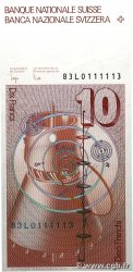 10 Francs Numéro spécial SUISSE  1983 P.53e NEUF