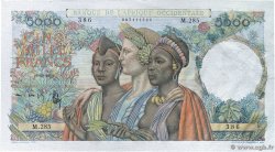 5000 Francs FRENCH WEST AFRICA  1950 P.43
