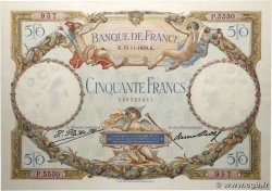 50 Francs LUC OLIVIER MERSON FRANCIA  1929 F.15.03 EBC+