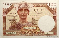 100 Francs TRÉSOR FRANÇAIS FRANCE  1947 VF.32.01