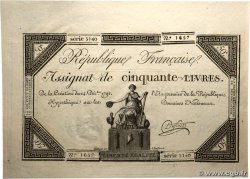 50 Livres FRANCE  1792 Ass.39a
