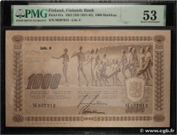 1000 Markkaa FINLANDIA  1922 P.067a EBC+