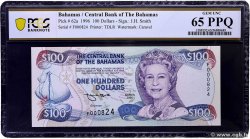 100 Dollars Petit numéro BAHAMAS  1996 P.62a