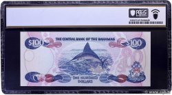 100 Dollars Petit numéro BAHAMAS  1996 P.62a FDC