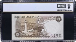 50 Dollars Petit numéro BERMUDA  1970 P.27a FDC