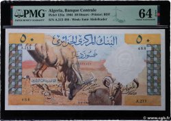 50 Dinars ALGERIEN  1964 P.124a