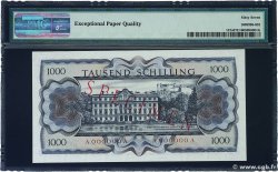 1000 Schilling Spécimen ÖSTERREICH  1966 P.147s ST