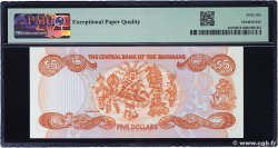 5 Dollars BAHAMAS  1984 P.45b ST